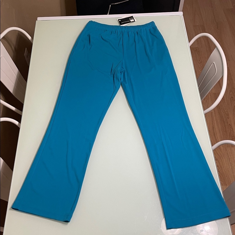 Antthony Vibrant Teal Pants - Picture 2 of 12